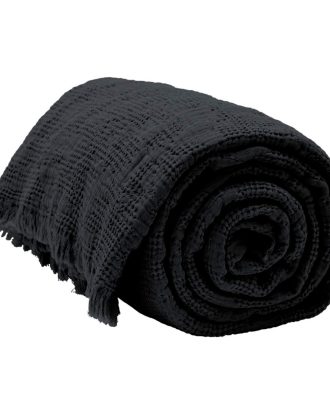 Bynord Hilda Överkast 240x280 Cm - Överkast Bomull Coal