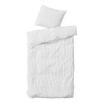 Bynord Erika Påslakan 150x210 Cm /coal - Påslakan Ekologisk Bomull Snow