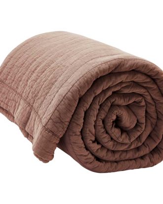 Bynord Magnhild Vadderat Överkast 160x280 Cm - Överkast Bomull Berry