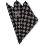 Byon Checki Tygservett Bomull 45x45 Cm 2-pack - Servetter & Tillbehör Ekologisk Bomull Svart