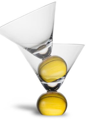 Byon Spice Glas 2-pack - Dricksglas Munblåst Glas Gul