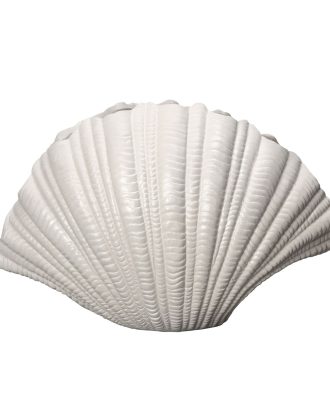 Byon Shell Vas - Vaser Polyresin Vit