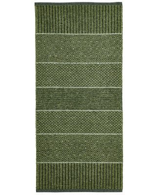 Alice mix oliv - plast- och garnmatta