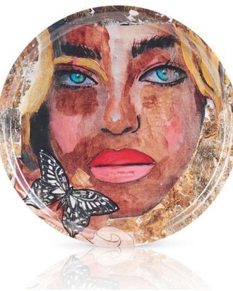 Carolina Gynning Freedom Bricka 49 Cm - Brickor Björkfanér Brun