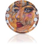 Carolina Gynning Moonlight Queen Bricka 49 Cm - Brickor Björkfanér Brun