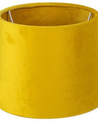 Carolina Gynning Lampskärm 25 Cm - Lampskärmar Sammet Gul