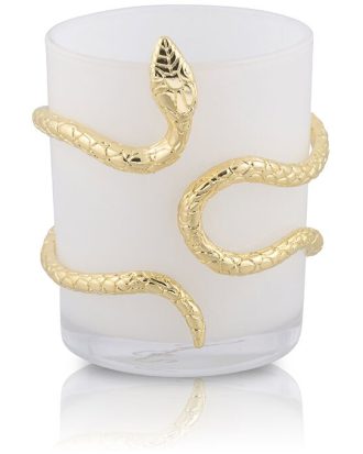 Carolina Gynning Snake Ljuslykta - Ljuslyktor Glas Vit