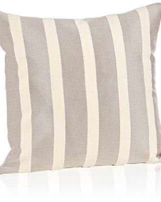 Carolina Gynning Luxury Kuddfodral Randigt 50x50 Cm - Prydnadskuddar & Fodral Bomull Vit