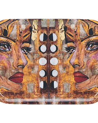 Carolina Gynning Moonlight Queen Bricka 27x20 Cm - Brickor Björkfanér Multi