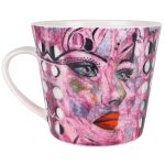 Carolina Gynning Moonlight Queen Mugg 40 Cl - Kaffekoppar Porslin Rosa