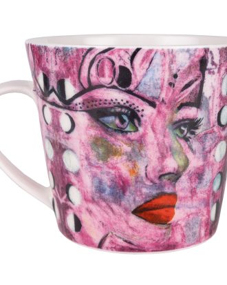Carolina Gynning Moonlight Queen Mugg 40 Cl - Kaffekoppar Porslin Rosa