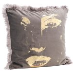 Carolina Gynning Piece Of Me Kuddfodral 50x50 Cm Mörkgreige - Prydnadskuddar & Fodral Sammet Grå