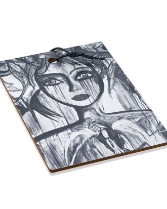 Carolina Gynning Slice Skärbräda 29,5 x 19,5 Cm /vit - Skärbrädor Trä Svart