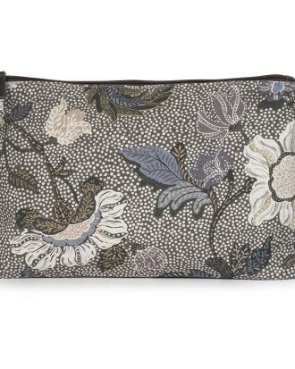 Ceannis Flower Linen Sminkväska L - Necessärer & Sminkväskor Bomull Khaki