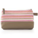 Ceannis Randig Sminkväska S - Necessärer & Sminkväskor Polyester Rosa