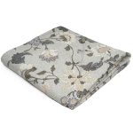 Ceannis Flower Linen Duk 145x300 Cm - Dukar & löpare Bomull Vit