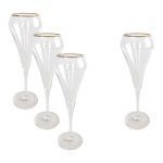 Chef&Sommelier Open Up Champagneglas Guld 20 Cl 4-pack - Champagneglas Kristallglas Klar