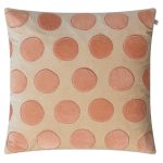 Chhatwal & Jonsson Circle Kuddfodral 50x50 Cm /rose - Prydnadskuddar & Fodral Sammet Beige