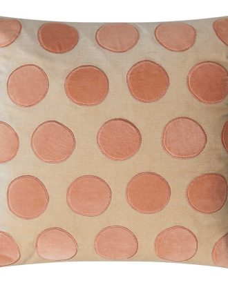 Chhatwal & Jonsson Circle Kuddfodral 50x50 Cm /rose - Prydnadskuddar & Fodral Sammet Beige