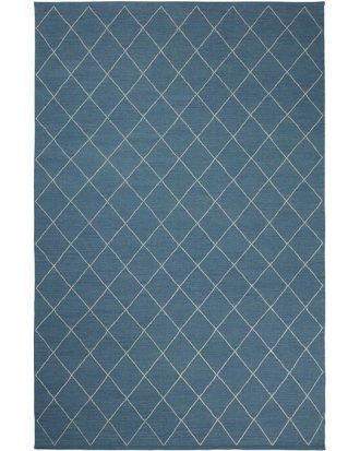 Chhatwal & Jonsson Diamond Matta 230x336 Cm Heaven Blue/off White - Ullmattor Ull Off-White