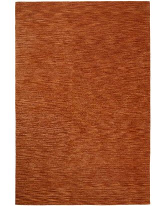 Chhatwal & Jonsson Karma Matta 180x270cm Orange/rust - Tuftade mattor Ull Roströd