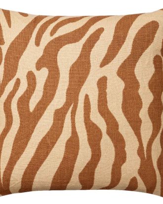 Chhatwal & Jonsson Zebra Kuddfodral 50x50 Cm - Prydnadskuddar & Fodral Linne Taupe