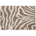 Classic Collection Zebra Badrumsmatta 60x90 Cm /beige - Badrumsmattor Bomull Vit