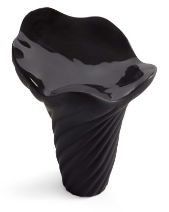 Cooee Design Fungi Skulptur 18 Cm - Skulpturer Keramik Svart