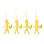 Cooee Design Juldekorationer pläterat 4-pack Drummer Boy - Juldekorationer Rostfritt Stål Mässing
