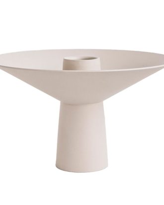 Cooee Design Uma Ljusstake 14x9,5 Cm - Ljuslyktor Rostfritt Stål Sand