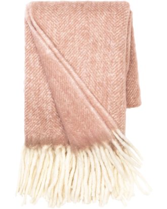 Cozy Living Mathea Pläd 130x170 Cm Powder - Plädar & Filtar Akryl Puder