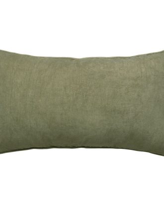 Cozy Living Velvet Soft Gable Kudde 50x90 Cm - Prydnadskuddar & Fodral Bomullssammet Seagrass