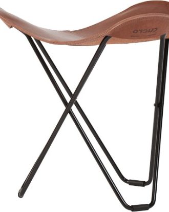 Cuero Flying Goose Pampa Pall /black - Fotpallar Stål Montana