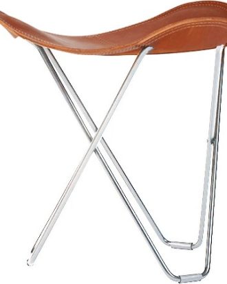 Cuero Flying Goose Pampa Pall /chrome - Fotpallar Stål Polo