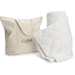 Cura Of Sweden Pearl 9 Kg Tyngdtäcke 150x210 Cm - Kuddar & Täcken Bomull Vit