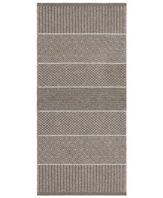 Alice mix mörkgrå - plast- och garnmatta