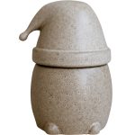 Dbkd Eating Santa Juldekoration Large - Juldekorationer Keramik Beige