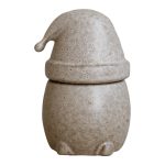 Dbkd Eating Santa Juldekoration Small - Juldekorationer Keramik Beige