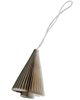 Dbkd Paper Tree Juldekoration 7 Cm - Juldekorationer Papper Sand