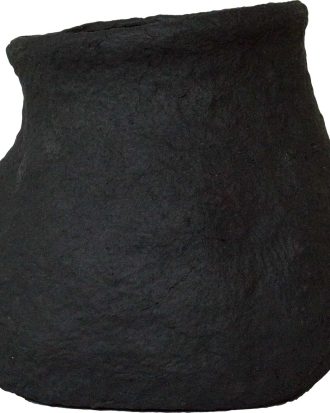 Dbkd Paper Vas/kruka Small - Krukor Papier-mâché Svart