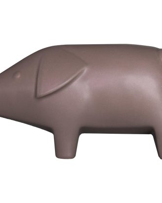 Dbkd Swedish Pig Prydnad 240 Mm - Skulpturer Keramik Maroon