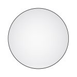 Decotique Edge Spegel 80 Cm - Väggspeglar Metall Svart