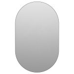 Decotique Edge Spegel Oval 80cm - Väggspeglar Metall Svart