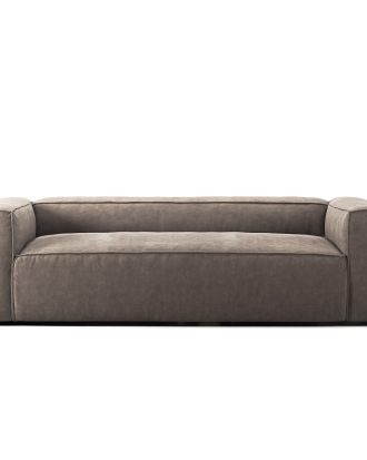 Decotique Grand 2-sitssoffa Pradotyg - 2-sitssoffor Sammet Mole Brown