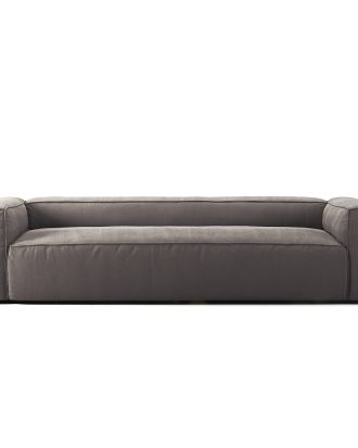 Decotique Grand 3-sitssoffa Minetyg - 3-sitssoffor Micro Chenille Hunter Brown