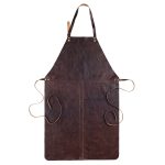 Decotique Le Chef Förkläde I Skinn - Förkläden Läder Brun
