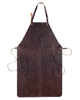 Decotique Le Chef Förkläde I Skinn - Förkläden Läder Brun