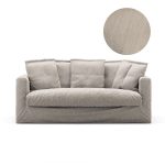 Decotique Le Grand Air Klädsel 2-sits - Möbelklädsel Linne Future Grey