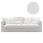 Decotique Le Grand Air Klädsel 3-sits - Möbelklädsel Bomull Vit