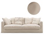 Decotique Le Grand Air Klädsel 3-sits - Möbelklädsel Bomull Beige